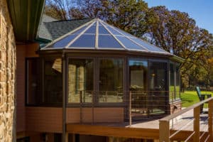 Three Season Sunroom Madison Tinted Windows Ext 5